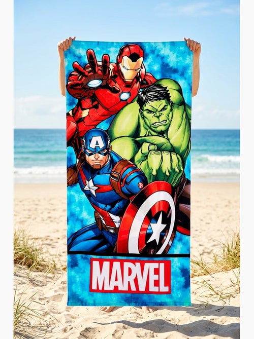 Serviette de plage avengers| licence officielle - Kiabi