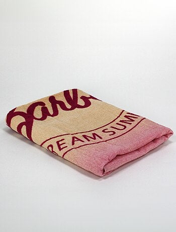 Serviette de plage 'Barbie'