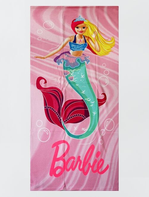 Serviette de plage 'Barbie' - Kiabi