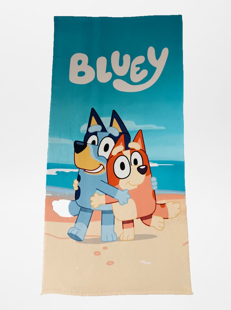 Serviette de plage 'Bluey' bleu - Kiabi