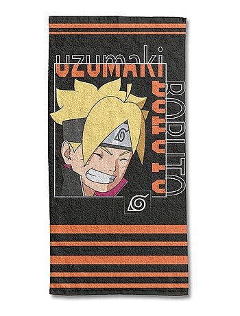 Serviette de plage Boruto Uzumaki 70x140 cm - 100% Coton - 300 GSM