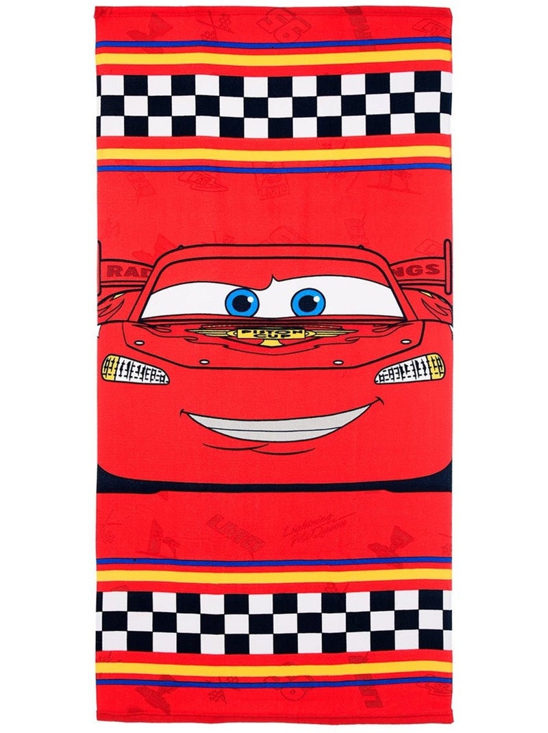 Serviette de Plage Cars| Licence Officielle Rouge - Kiabi