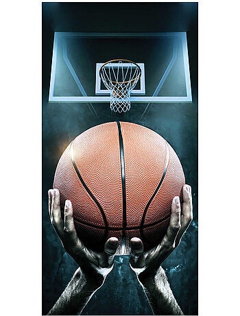 Serviette de plage coton 100% imprimé basket Jerry Fabrics