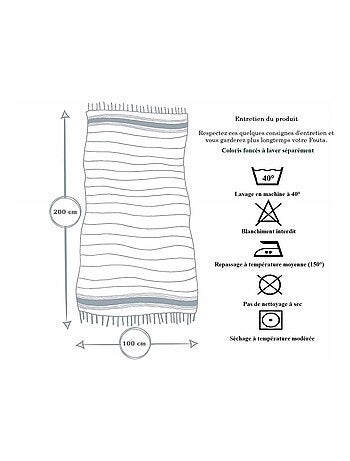 Serviette de Plage Coton PROMO LINGE