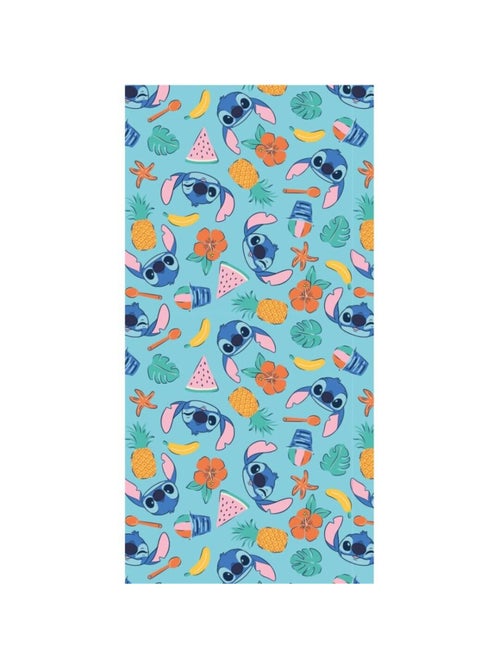 Serviette de plage de multiple Stitchs, des fruits et des fleures - 70x140 cm - Kiabi Serviette de plage de multiple Stitchs, des fruits et des fleures - 70x140 cm - Kiabi