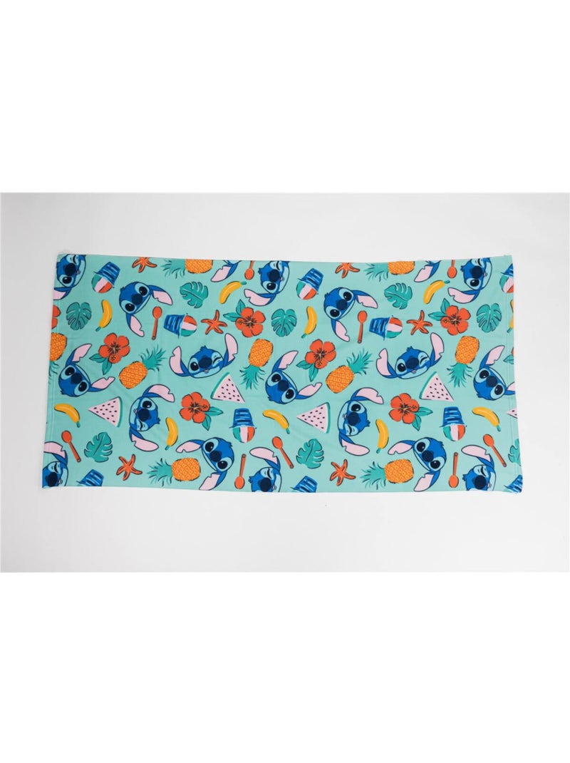 Serviette de plage de multiple Stitchs, des fruits et des fleures - 70x140 cm Multicolore - Kiabi