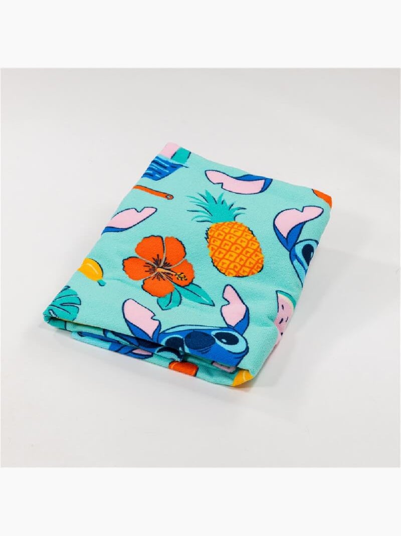 Serviette de plage de multiple Stitchs, des fruits et des fleures - 70x140 cm Multicolore - Kiabi