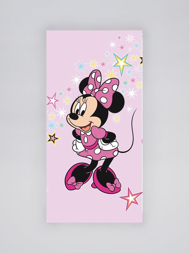 Serviette de plage 'Disney' rose - Kiabi