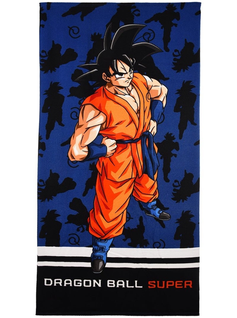 Serviette de Plage Dragon Ball| Licence Officielle Bleu - Kiabi