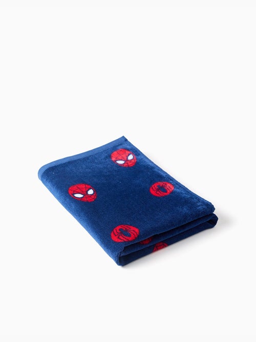 Serviette de plage en coton avec motif Spider-Man - Kiabi