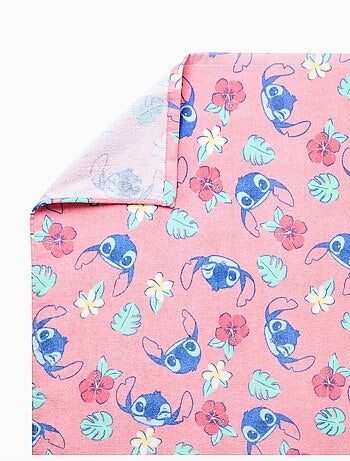 Serviette de plage en coton avec motif Stitch