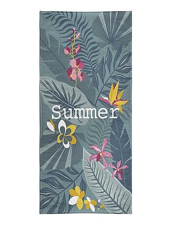 Serviette de plage éponge imprimé SUMMER AMAZONIA
