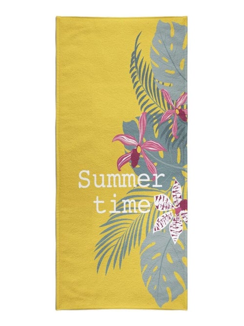 Serviette de plage éponge imprimé SUMMER AMAZONIA - Kiabi Serviette de plage éponge imprimé SUMMER AMAZONIA - Kiabi