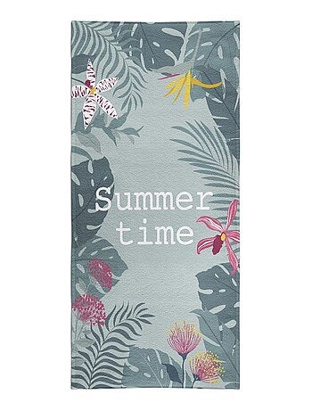 Serviette de plage éponge imprimé SUMMER AMAZONIA