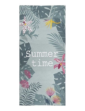 Serviette de plage éponge imprimé SUMMER AMAZONIA