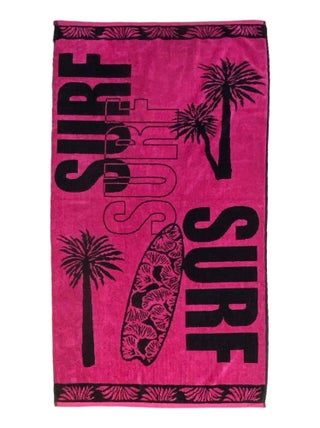 Serviette de plage éponge velours Jacquard Aurora 70x140 400g/m²