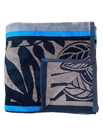 Serviette de plage éponge velours Jacquard Escondido 140x180 400g/m²