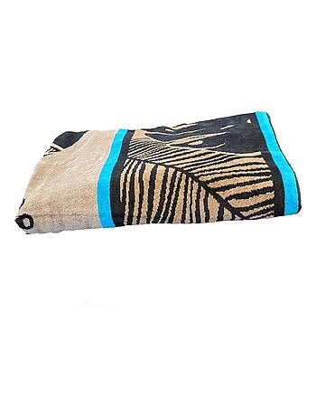 Serviette de plage éponge velours Jacquard Escondido 140x180 400g/m²