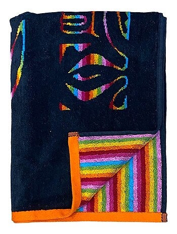 Serviette de plage éponge velours Jacquard Maski 75x150