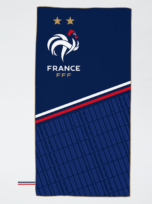Serviette de plage 'Fédération Française de Football' - Kiabi Serviette de plage 'Fédération Française de Football' - Kiabi