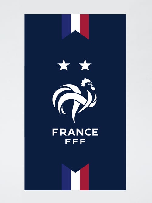 Serviette de plage 'Fédération Française de Football' - Kiabi Serviette de plage 'Fédération Française de Football' - Kiabi