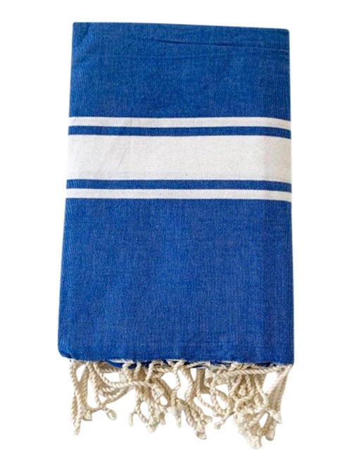 Serviette de plage Fouta traditionnelle Kozo Royal 100x200 190g/m² - Kiabi