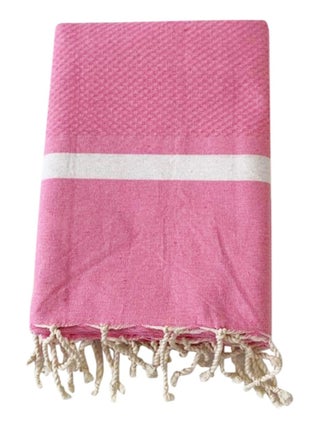 Serviette de plage Fouta traditionnelle Melissa Rose 200x200 190g/m²