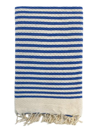 Serviette de plage Fouta traditionnelle Yadara Royal 200x200 190g/m²