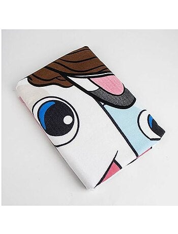 Serviette de plage gabby's dollhouse 70 x 140 cm — séchage rapide pour enfant