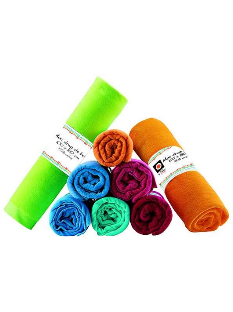 Serviette de plage Gwenn ha du Bretagne Rose - Kiabi