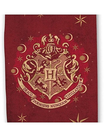Serviette de plage Harry Potter - Blason Poudlard - 70 x 140 cm