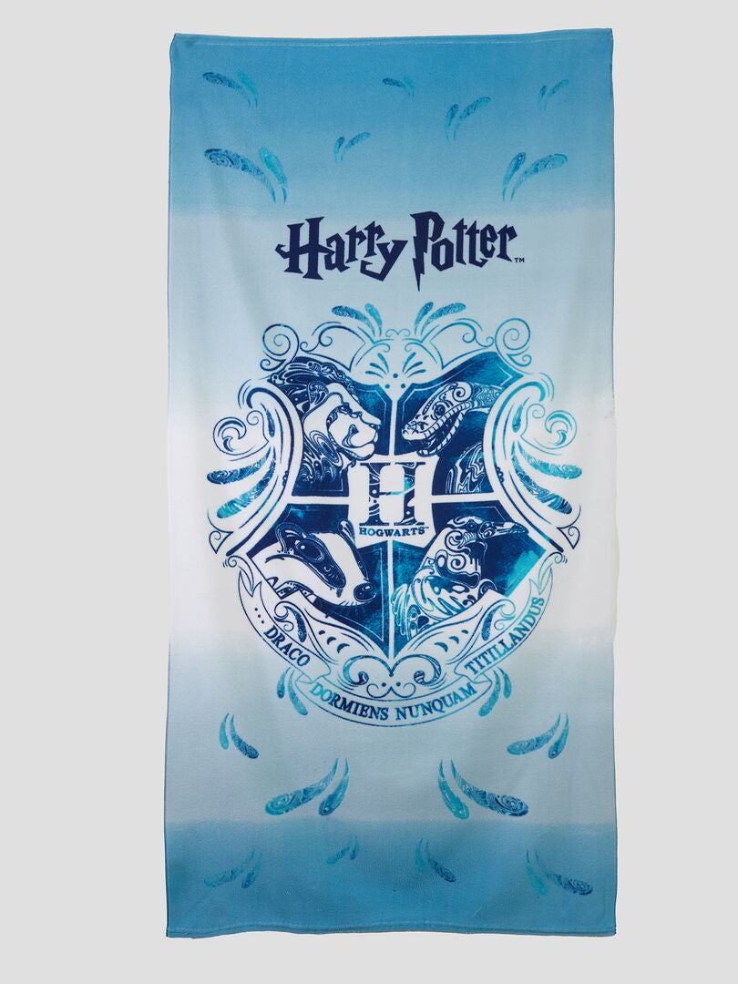 Serviette de plage 'Harry Potter' bleu - Kiabi