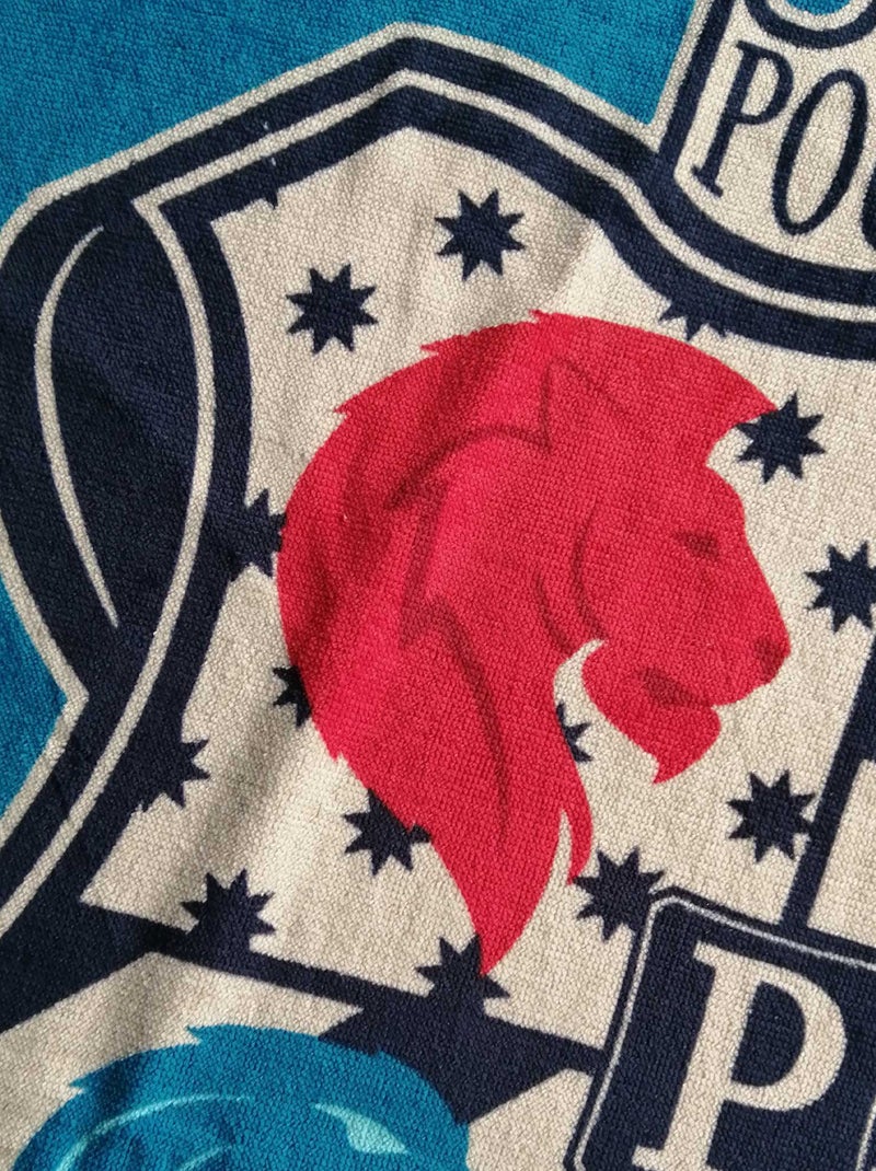 Serviette de plage 'Harry Potter' Bleu - Kiabi