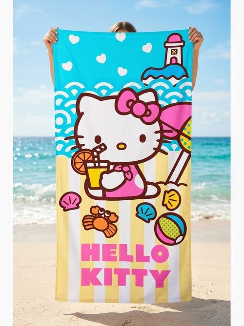 Serviette de Plage Hello Kitty | Licence Officielle - Kiabi