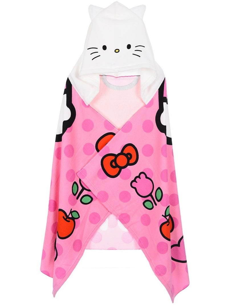 Serviette de Plage Hello Kitty | Licence Officielle Rose - Kiabi