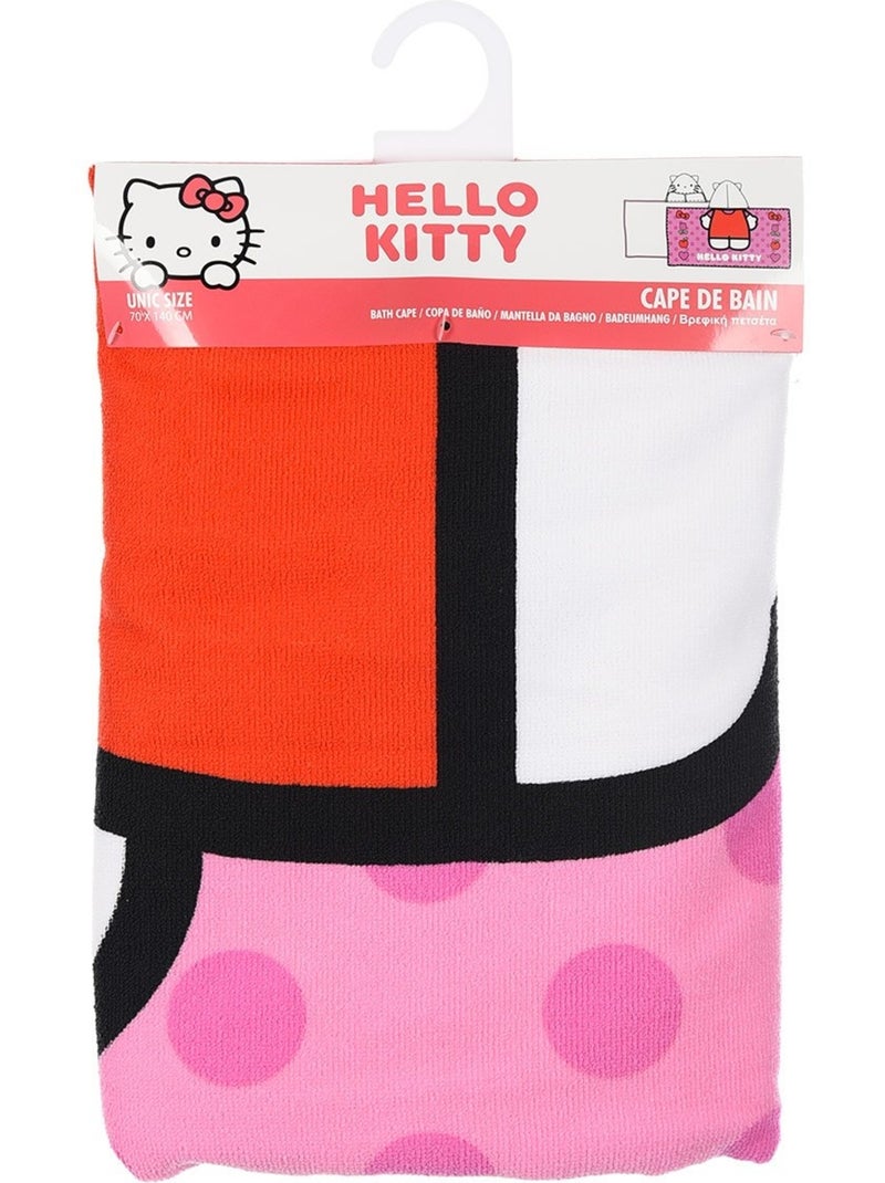 Serviette de Plage Hello Kitty | Licence Officielle Rose - Kiabi