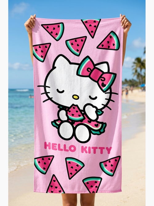 Serviette de Plage Hello Kitty | Licence Officielle - Kiabi Serviette de Plage Hello Kitty | Licence Officielle - Kiabi