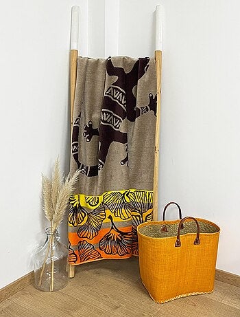 Serviette de plage Jacquard Homok 95x175 440 g/m²