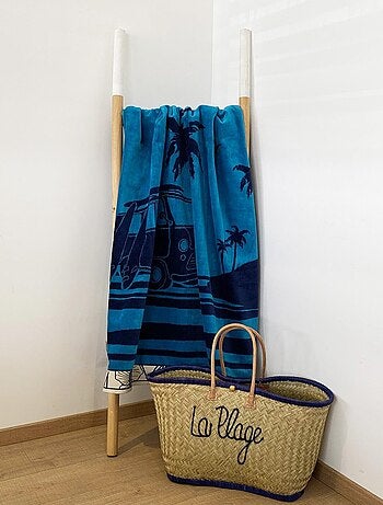 Serviette de plage Jacquard Isleta 100x175 470 g/m²
