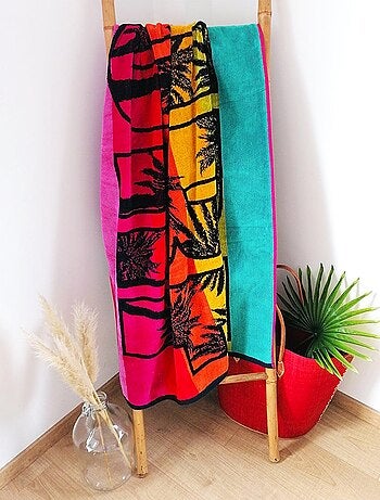 Serviette de plage Jacquard Kymata 100x175 470 g/m²