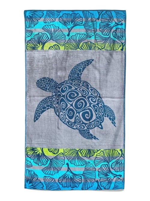 Serviette de plage Jacquard Playmar 95x175 440 g/m² - Kiabi