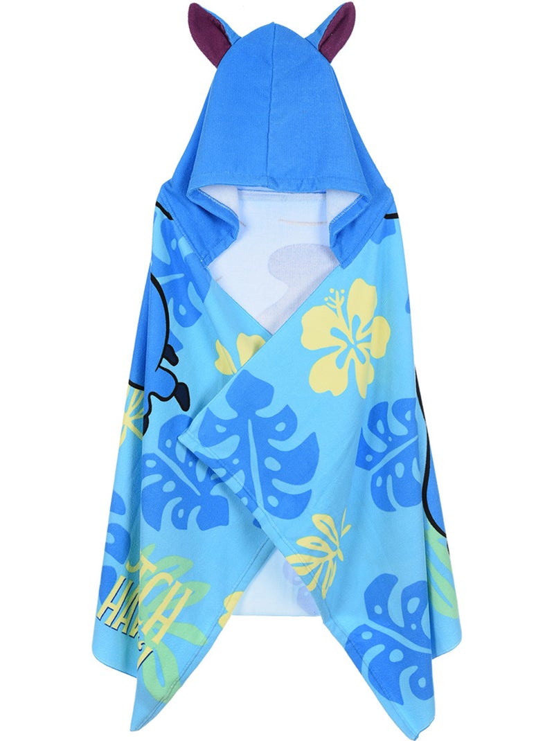 Serviette de Plage Lilo & Stitch   | Licence Officielle Bleu - Kiabi