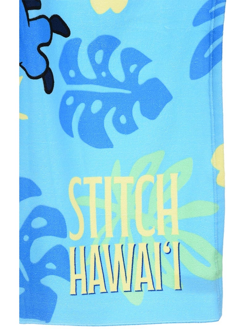 Serviette de Plage Lilo & Stitch   | Licence Officielle Bleu - Kiabi