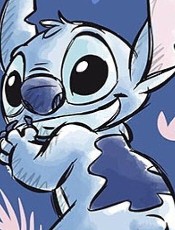 Serviette de Plage Lilo & Stitch – Stitch Ohana – – 100% Polyester