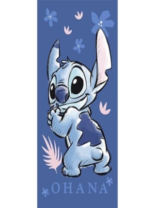 Serviette de Plage Lilo & Stitch – Stitch Ohana – – 100% Polyester