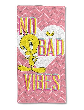 Serviette de plage Looney Tunes Titi 70x140 cm - 100% Coton - 300 GSM