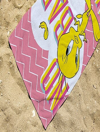 Serviette de plage Looney Tunes Titi 70x140 cm - 100% Coton - 300 GSM