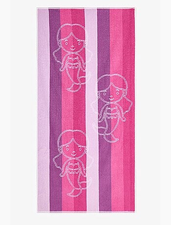 Serviette de plage mermaid fille penti