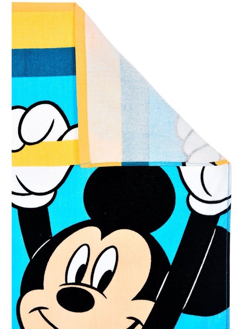 Serviette de plage mickey mouse| licence officielle - Kiabi