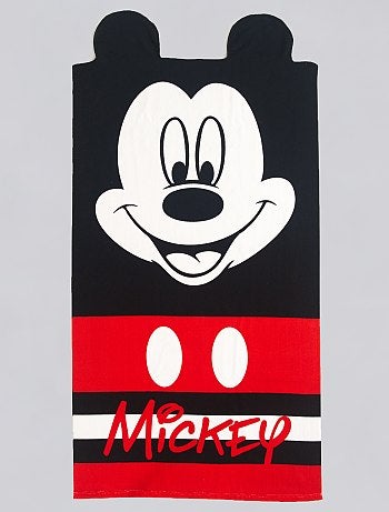 Setino MIC-H-PONCHO-91 Disney Mickey Mouse Poncho de Bain /à Capuche pour Enfant 55 x 80 cm